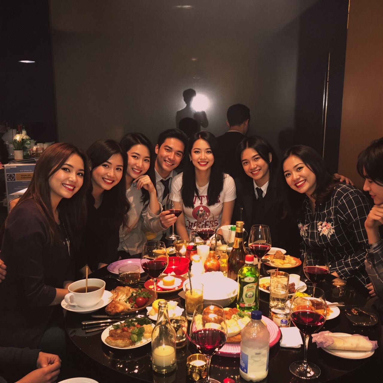 爆料网 - 明星私下聚会被拍，多位大咖同框