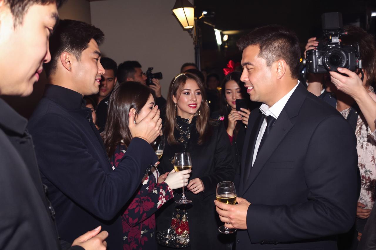 爆料网 - 某男星与经纪人深夜密会被拍,举止亲密引发猜测